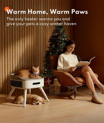 Pet Heated Cat Bed Heater